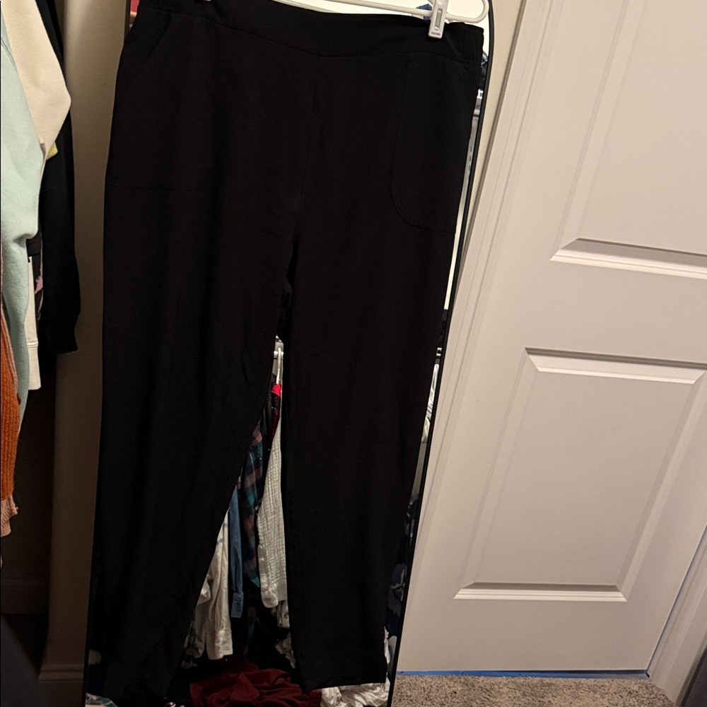 32 Degrees Women's Black Straight Leg Pants